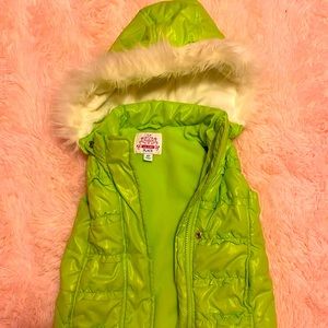 Green winter Vest